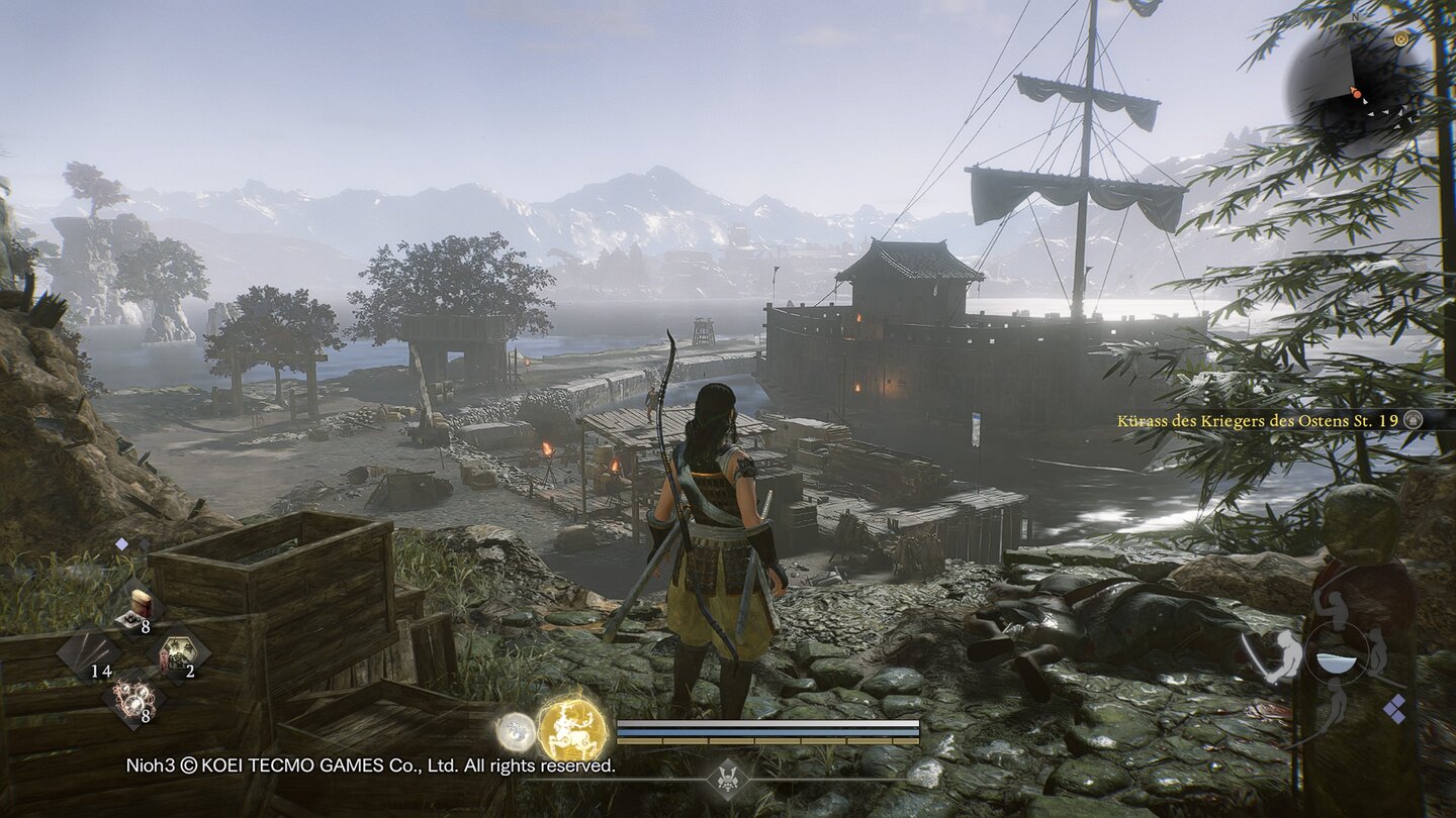 Nioh 3: Unsere Feinde haben ihre Basen unter anderem an der Küste errichtet.