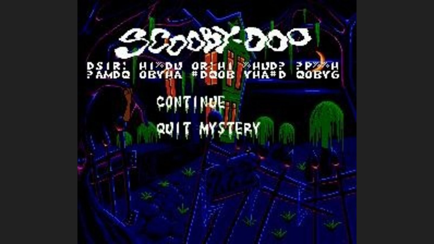 Game progress is restored by the password