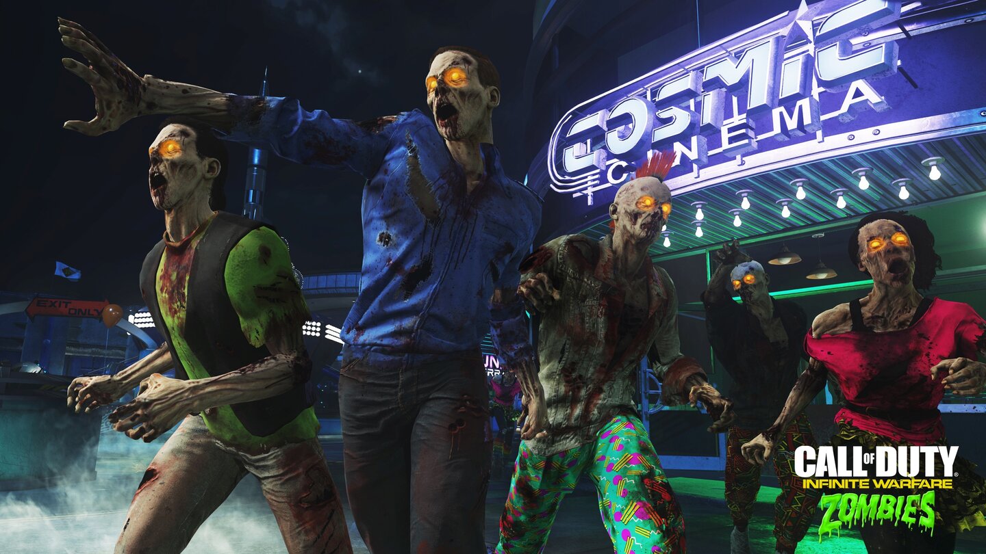 Screenshots aus dem Zombie-Modus »Zombies in Spaceland«