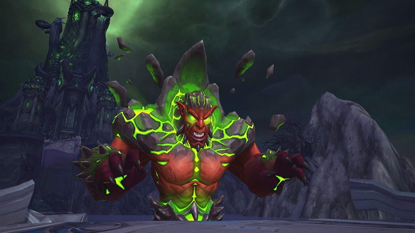 Krosus: Dieser riesige Verdammnislord, einer der größten und mächtigsten Krieger in den Reihen der Legion, konnte an der Verheerten Küste durch die gemeinsame Anstrengung der größten Helden der Horde und der Allianz bezwungen werden. Nachdem er sich aber von seinen Verwundungen erholt hat, schickt sich Krosus jetzt an, aus der Bucht zwischen der Nachtfestung und dem Grabmal des Sargeras aufzutauchen und alle Gegner der Legion zu zerschmettern.