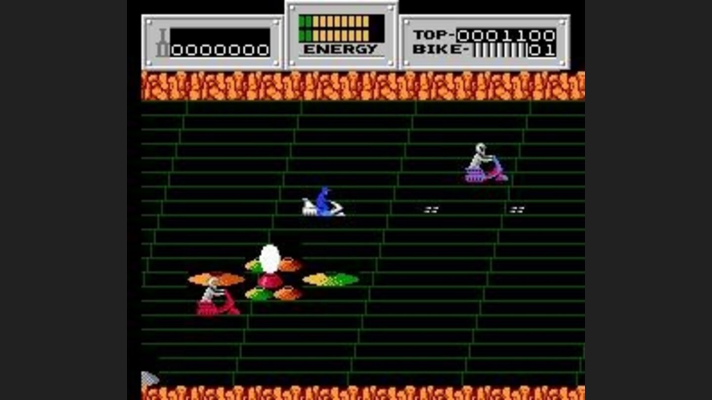 Weapons firing on a fellow rider