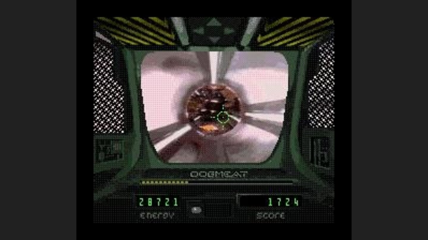 I think youre supposed to shoot the orange blobs.