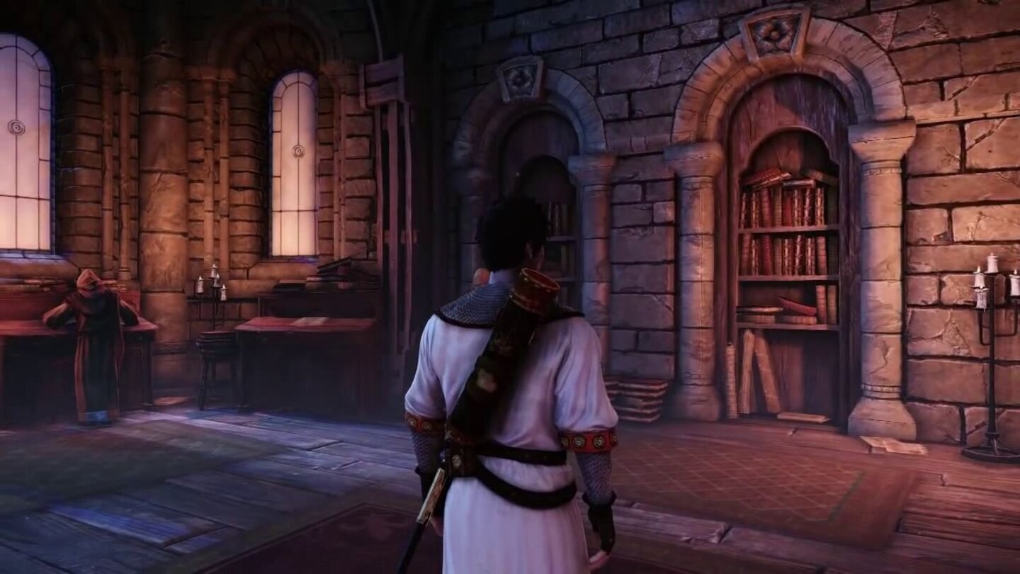 Shadow of the EternalsAls junger Rittersmann irrt der Spieler durch ein Kloster und findet sich plötzlich in den Katakomben wieder.