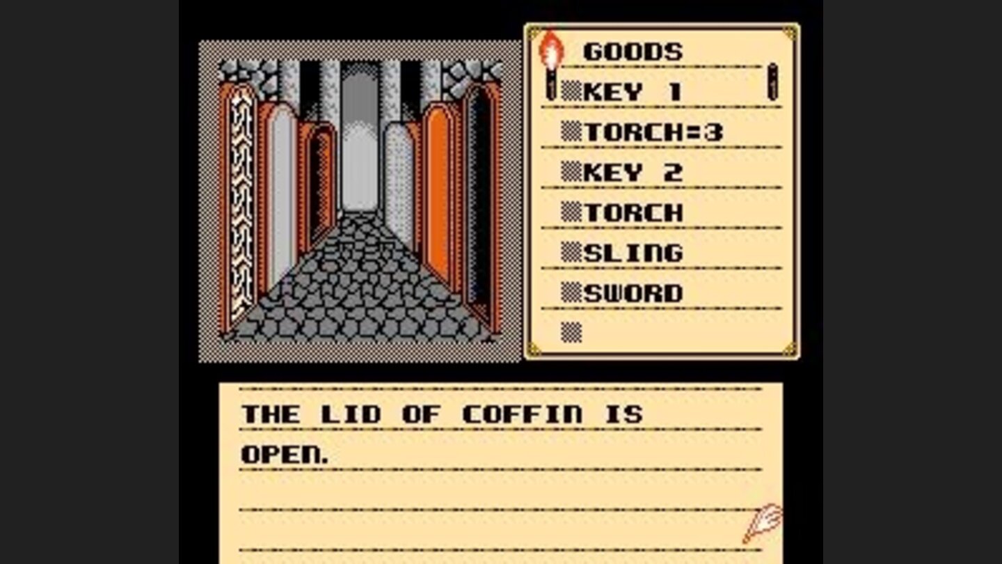 This is how the hallway looks when I entered it...