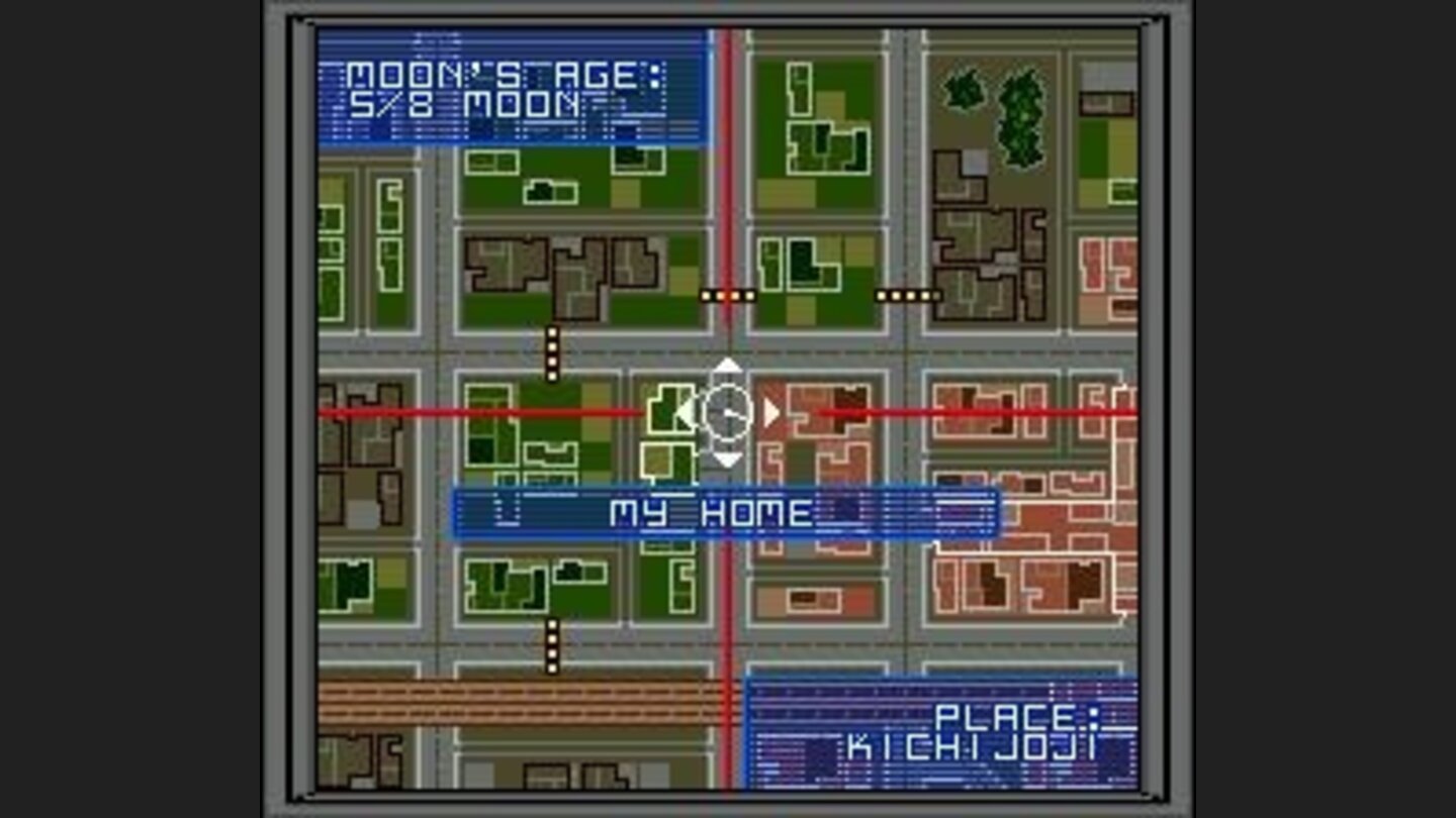 The world map is a bit weird: you scan it instead of moving a cursor around