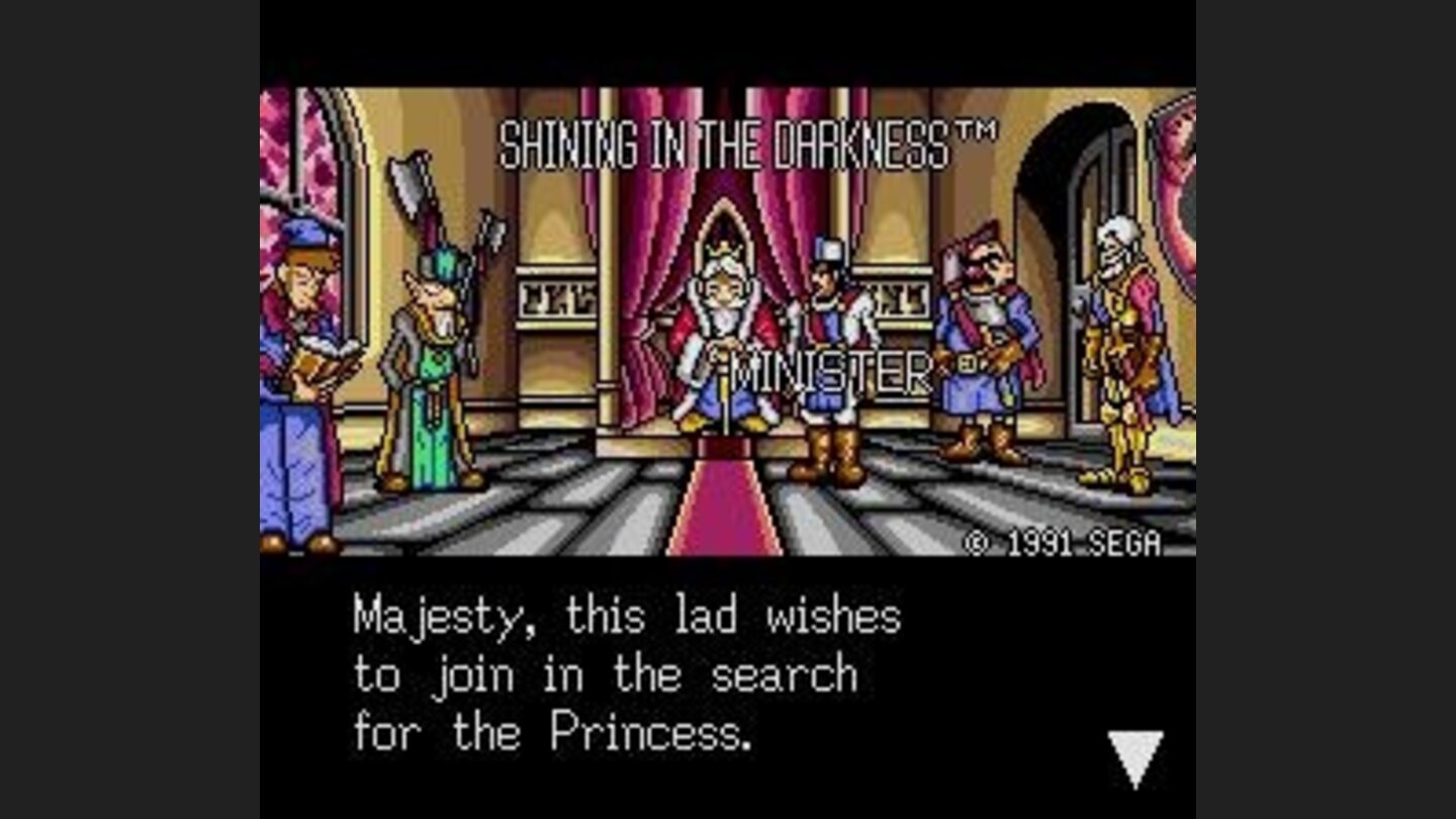 Having an audience with the King