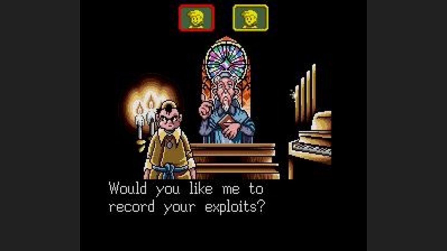 Saving your game in the Temple