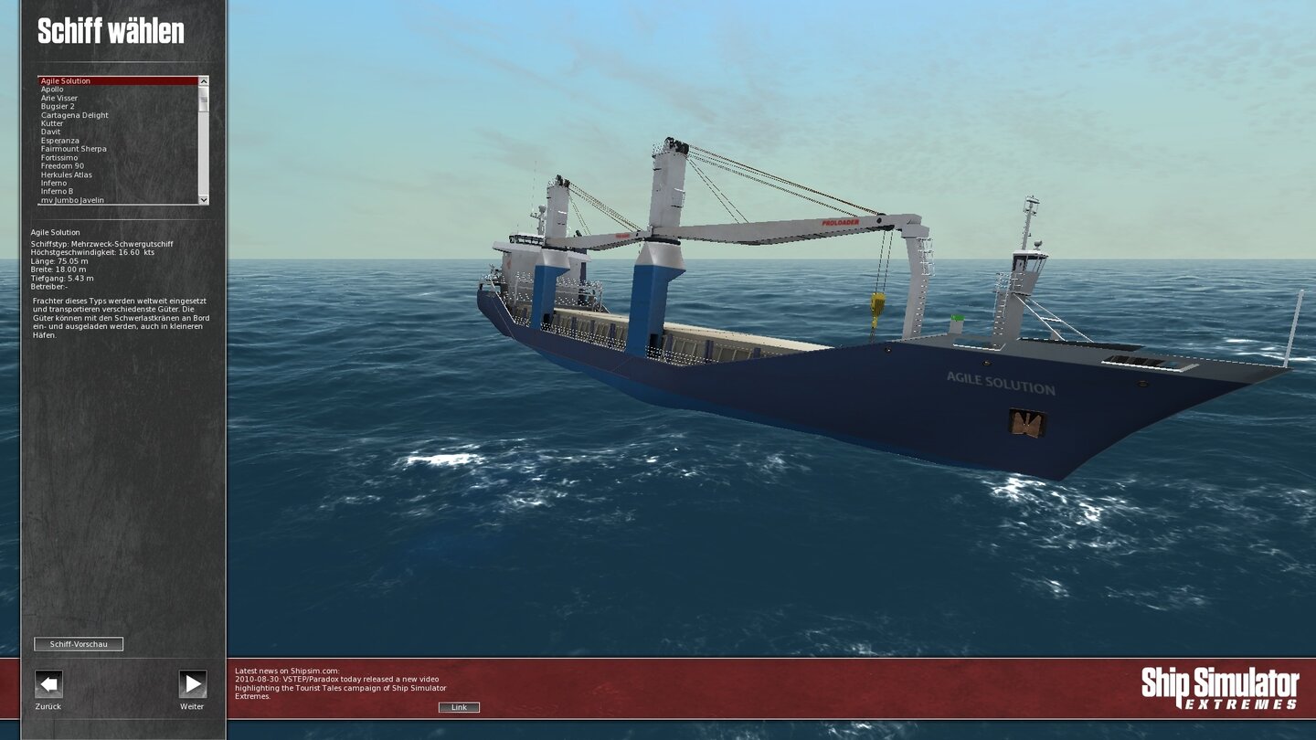Ship Simulator Extremes - Alle Schiffe im Bild