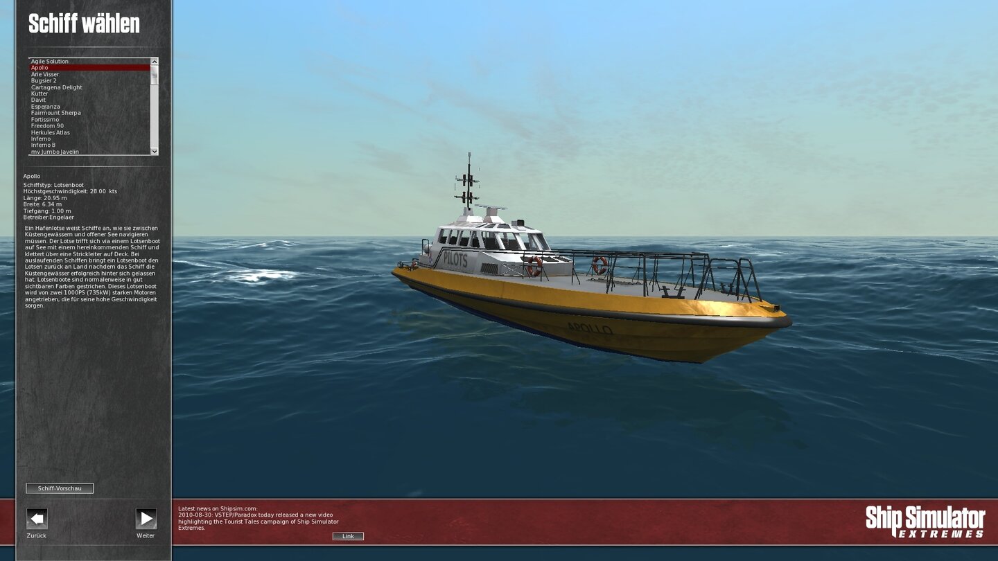 Ship Simulator Extremes - Alle Schiffe im Bild
