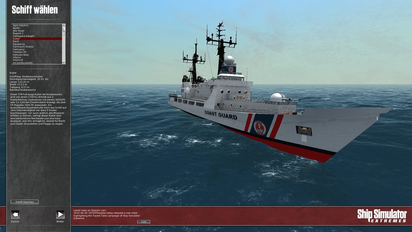 Ship Simulator Extremes - Alle Schiffe im Bild