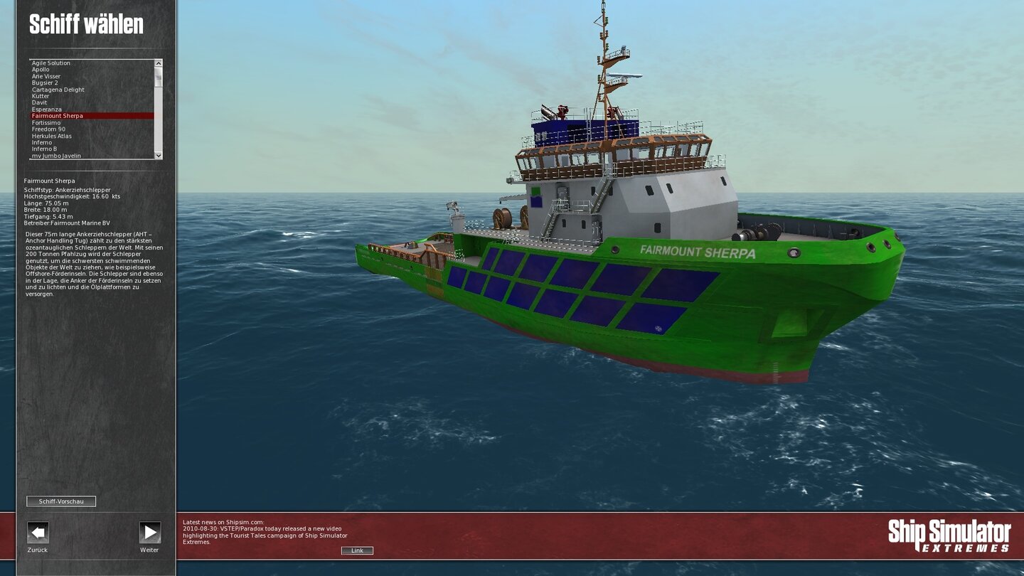Ship Simulator Extremes - Alle Schiffe im Bild