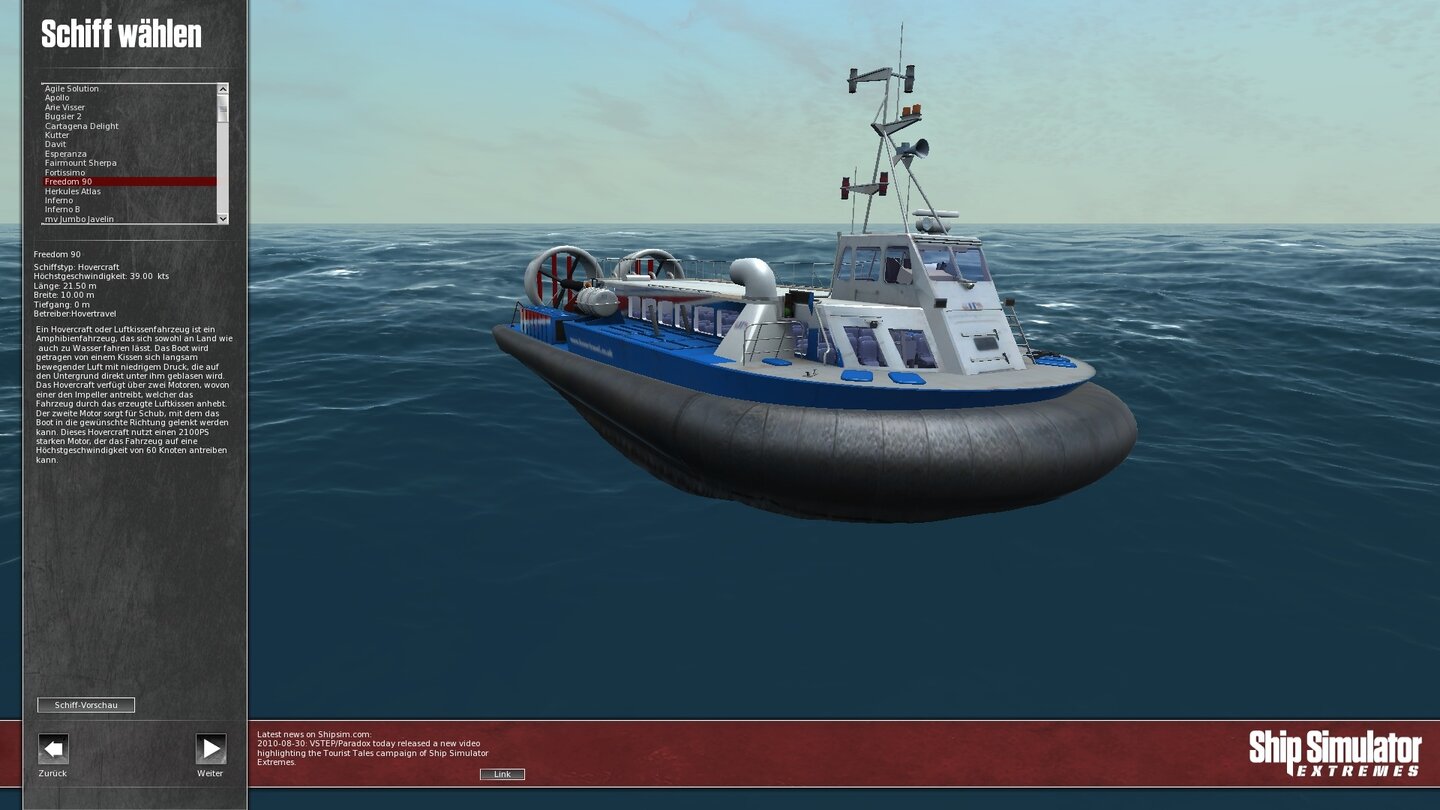 Ship Simulator Extremes - Alle Schiffe im Bild