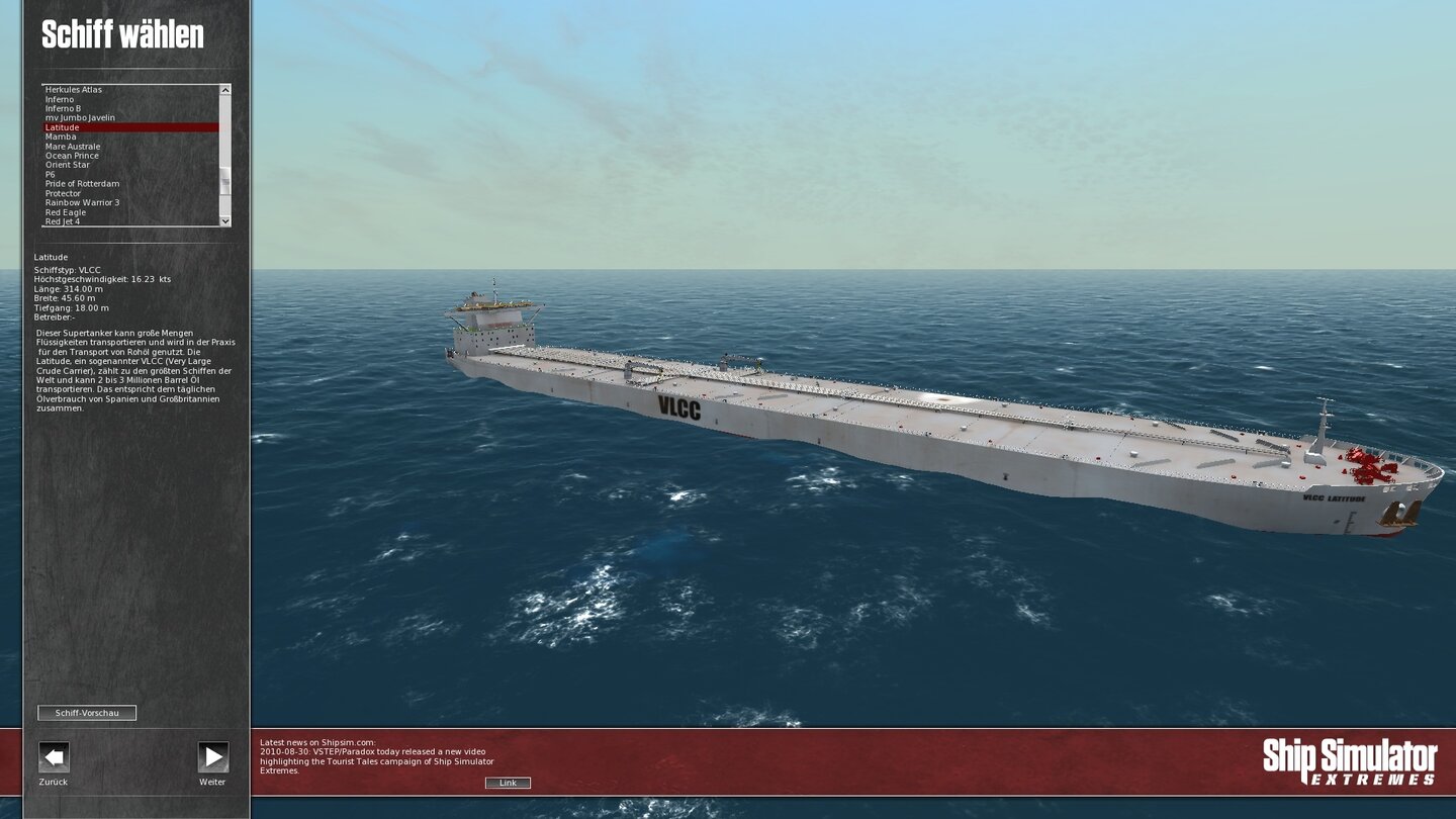 Ship Simulator Extremes - Alle Schiffe im Bild
