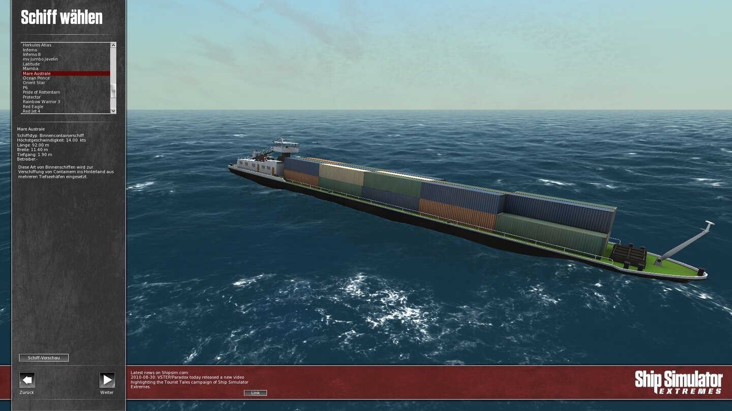 Ship Simulator Extremes - Alle Schiffe im Bild