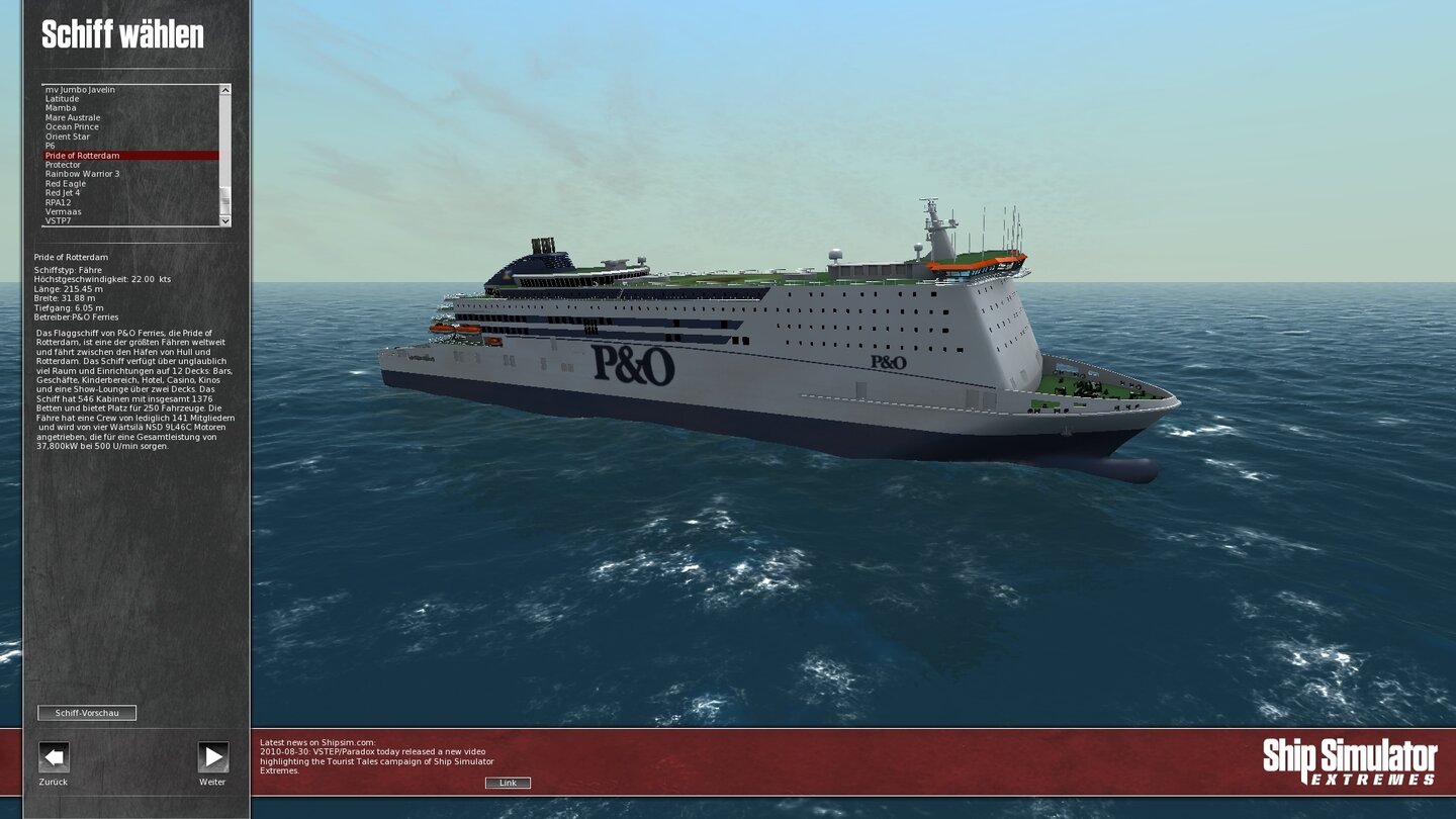 Ship Simulator Extremes - Alle Schiffe im Bild