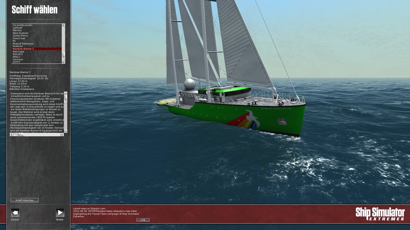Ship Simulator Extremes - Alle Schiffe im Bild