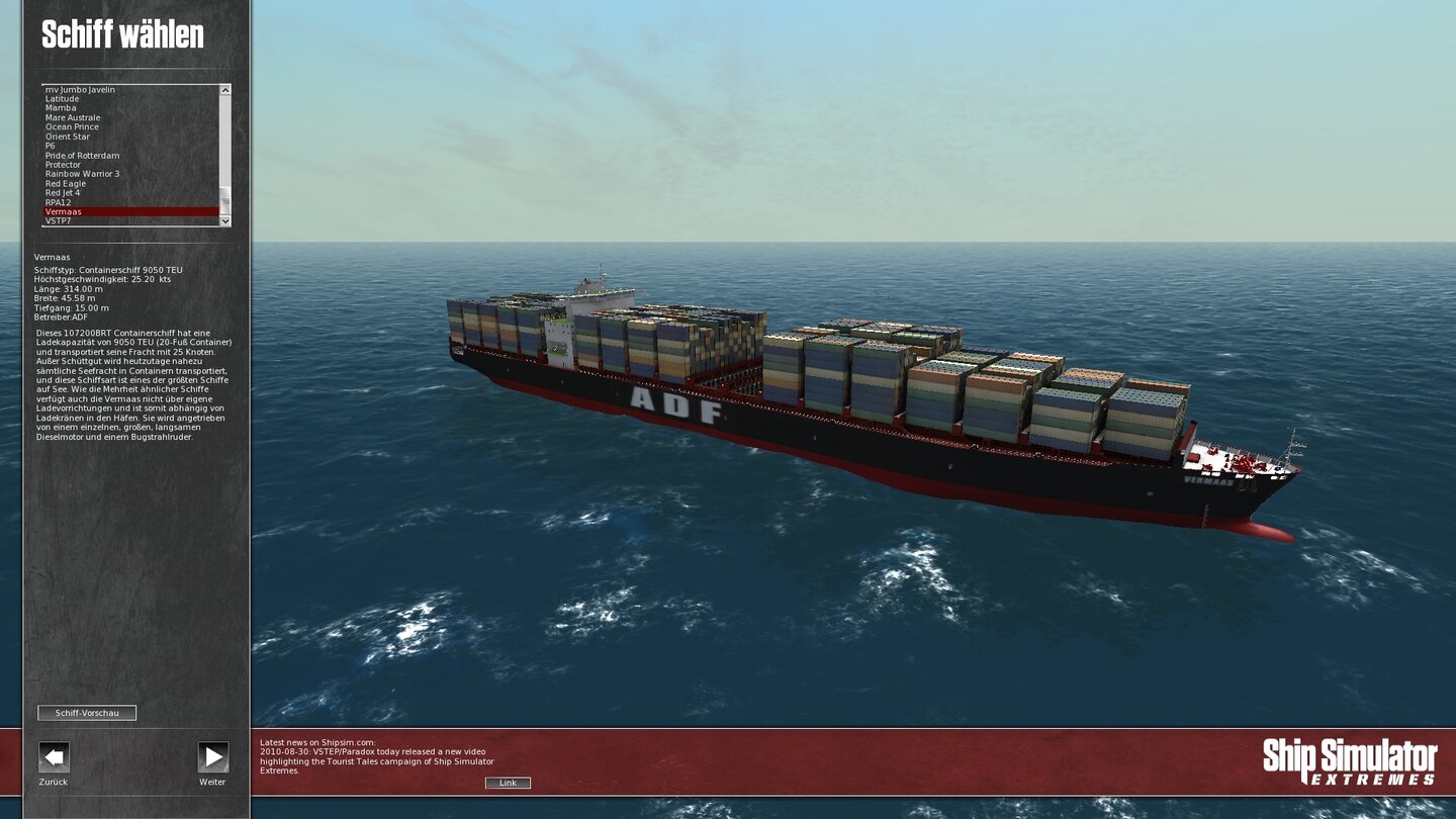 Ship Simulator Extremes - Alle Schiffe im Bild