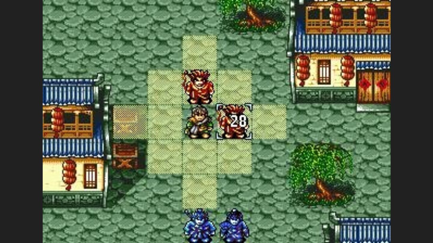 Attack range and information about enemys HP