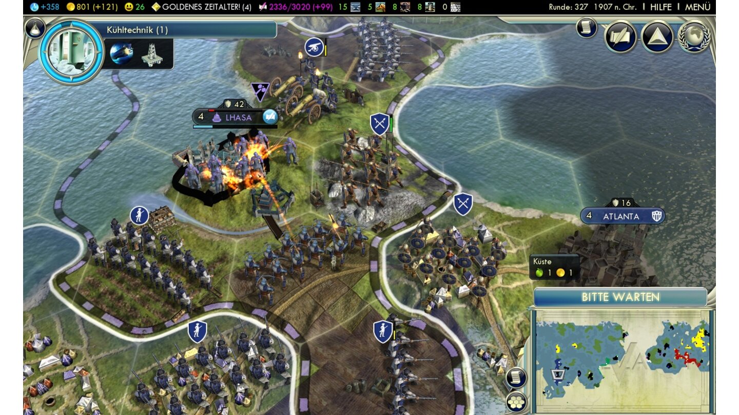 Sid Meier's Civilization 5Screenshots aus der Testversion für PC.