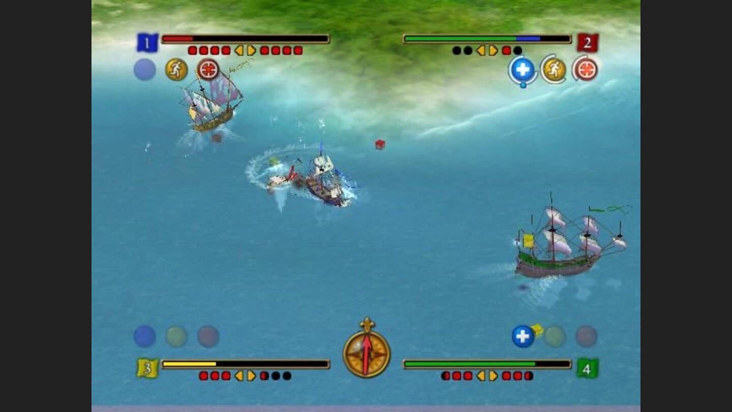 Fast and furious multiplayer ship battles.