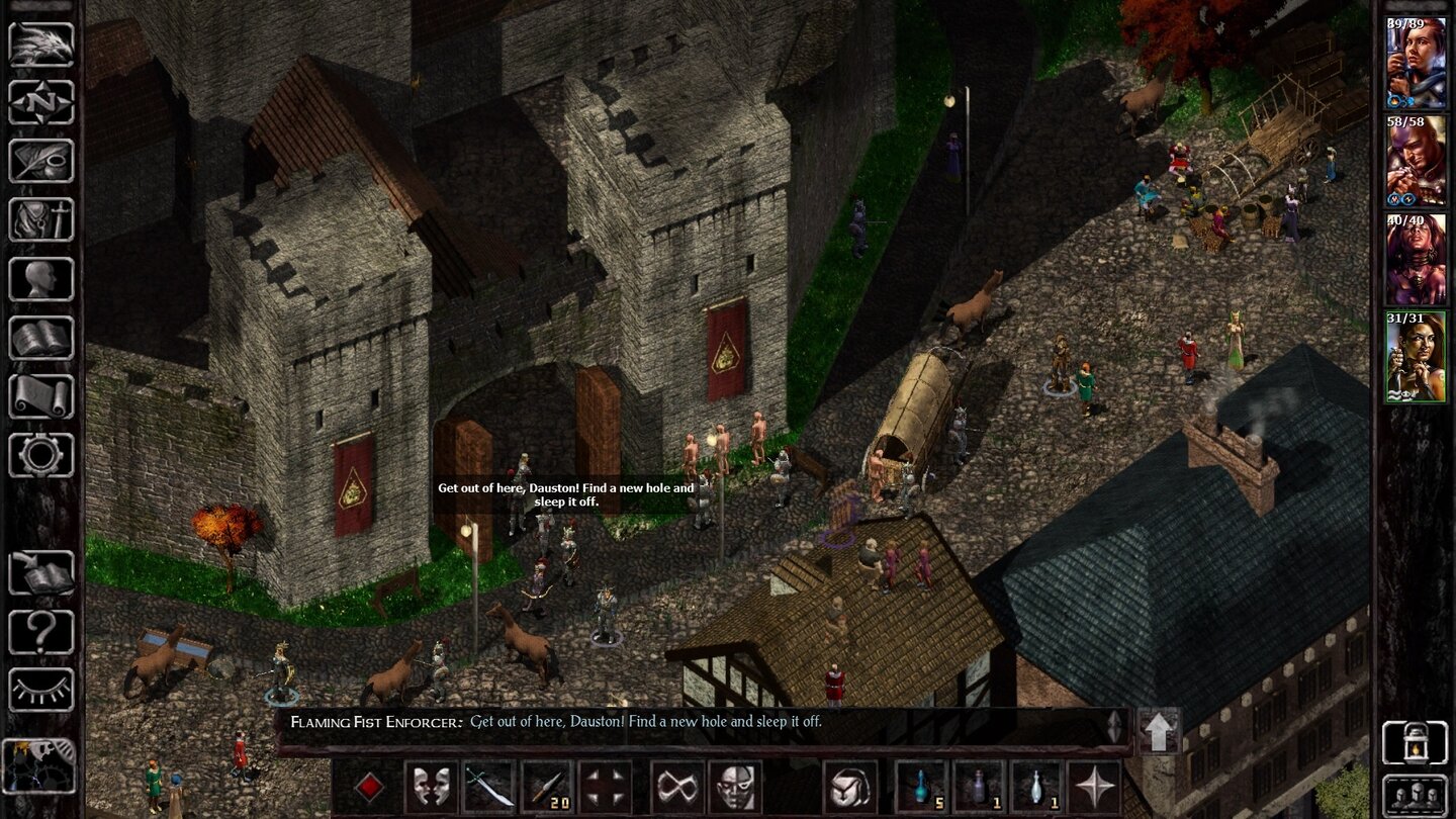 Baldur's Gate: Enhanced Edition - Siege of DragonspearDie Flammende Faust und die Regierung von Baldur's Gate wollen unsere Hilfe gegen den Kreuzzug.