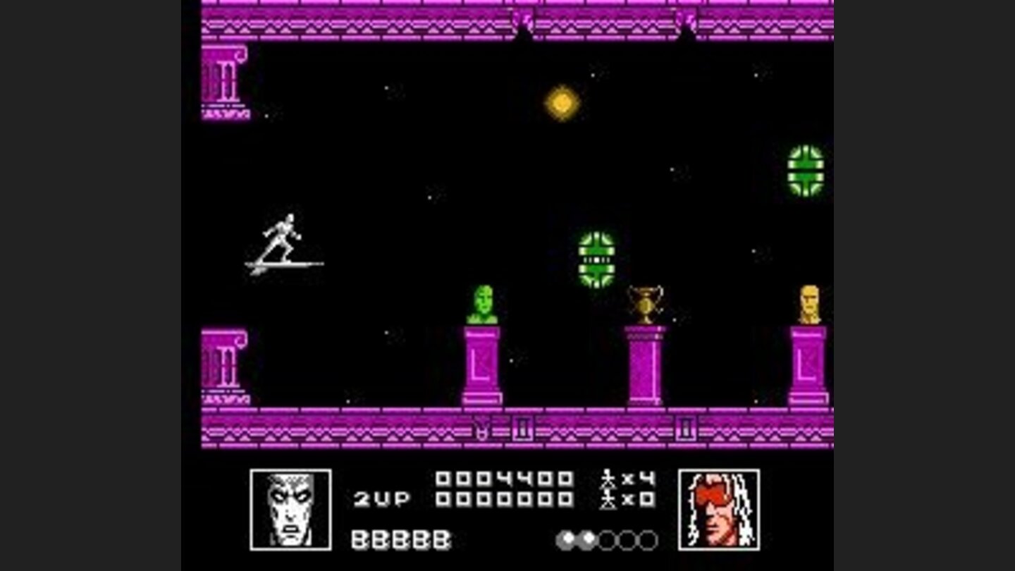 Enemies look after the statues on pedistals.