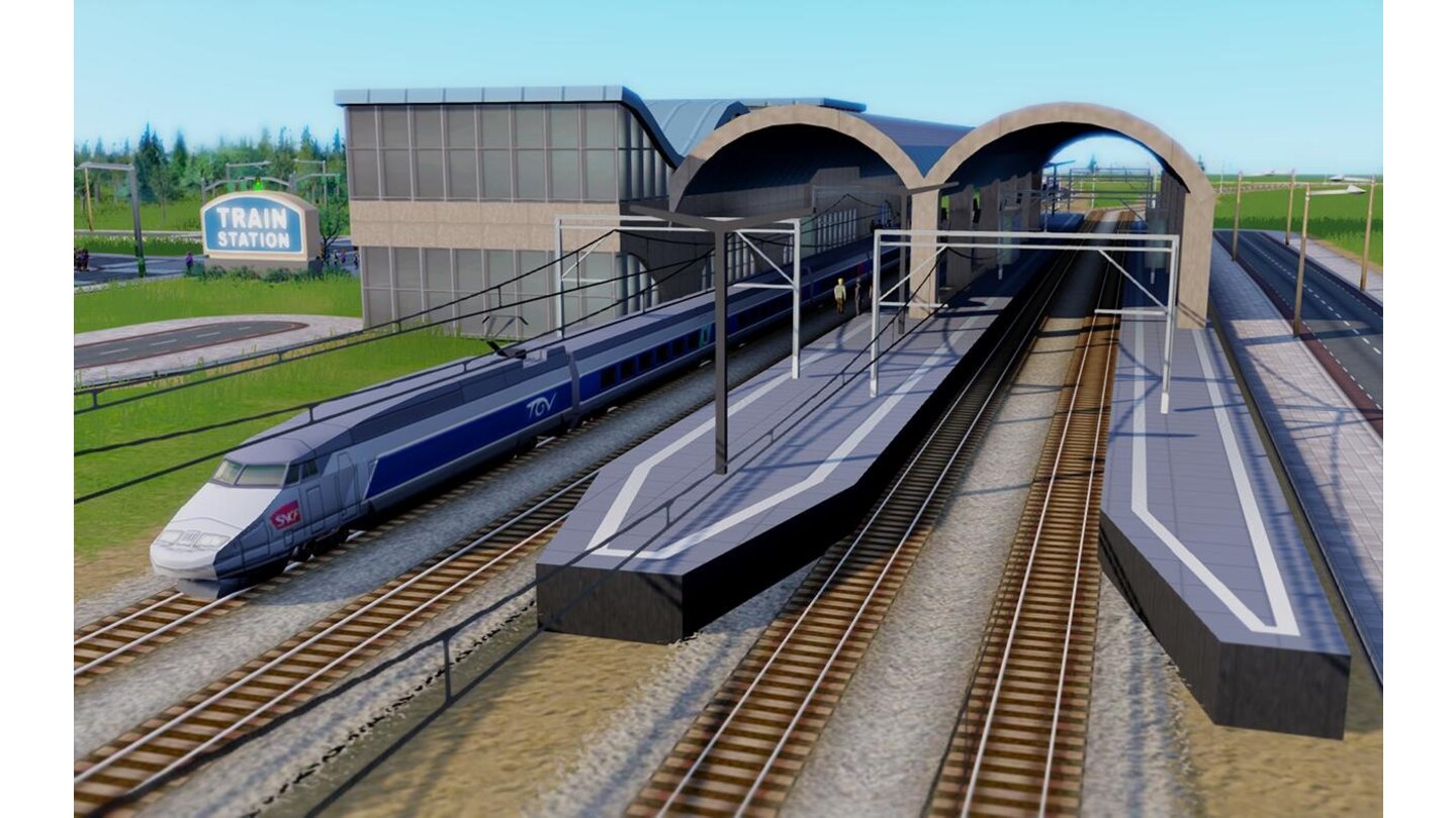 SimCityScreenshot von de rMod »Central Train Station«