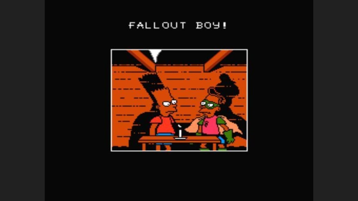 Bart meets Fallout Boy