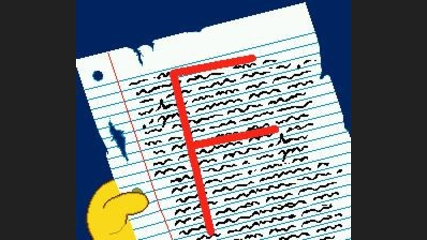 This is what you get if you fail