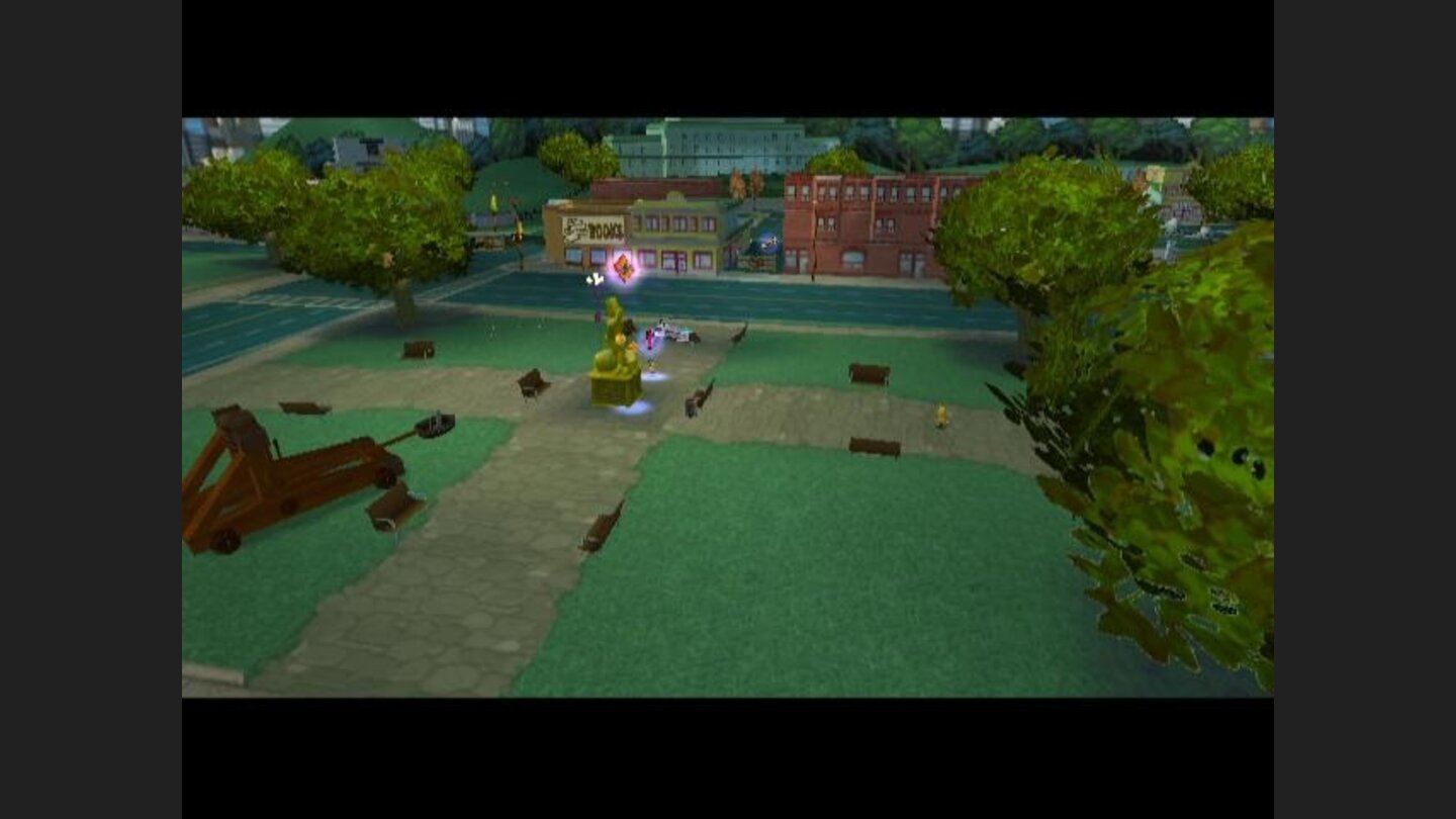 The second level takes place downtown.