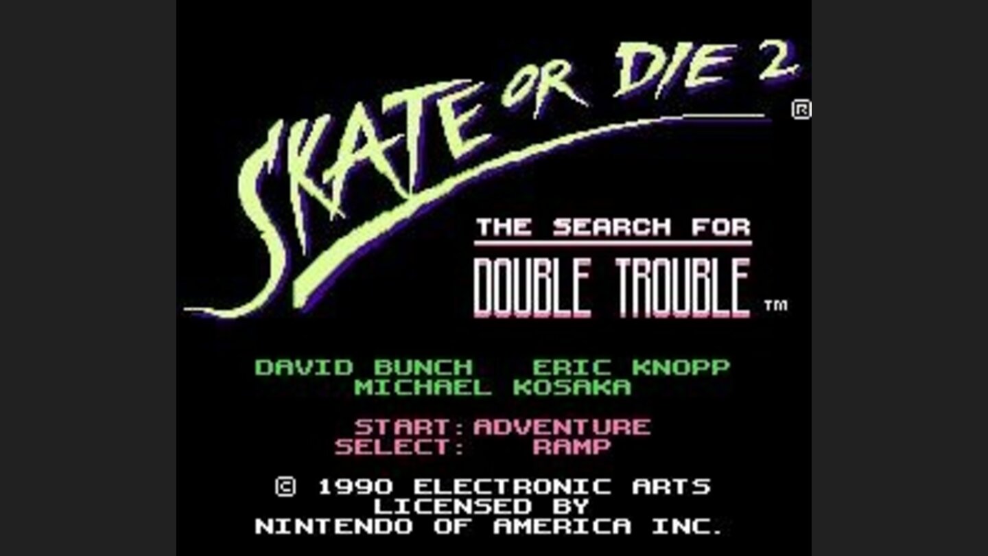 Title screen.