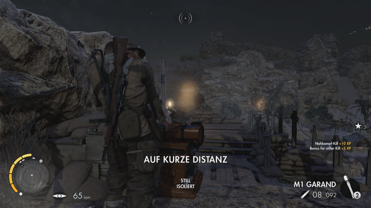 Sniper Elite 3Nahkampfangriffe sind ein effektiver und vor allem leiser Weg, um Nordafrika von den Nazis zu befreien. (Xbox One)