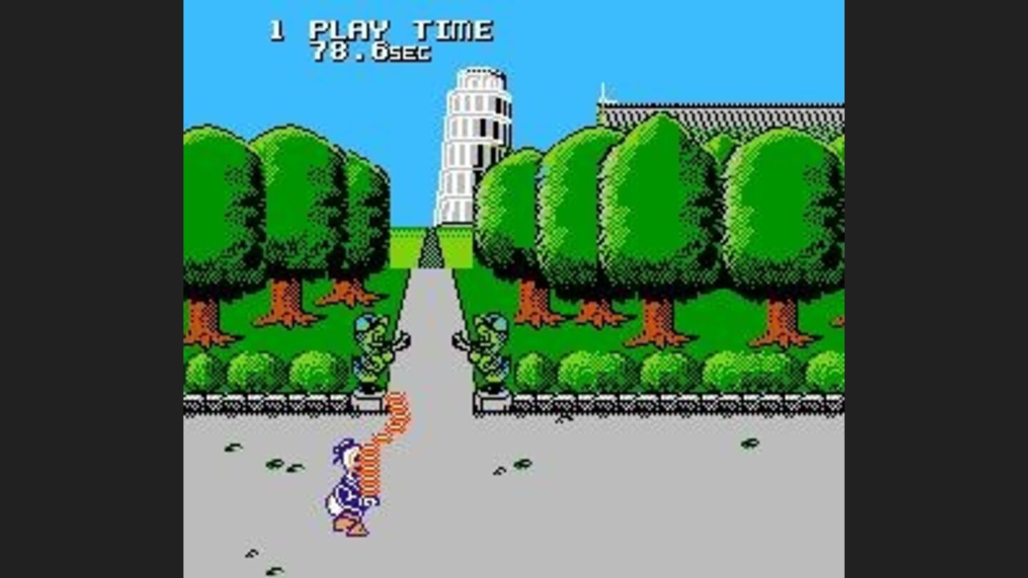 Japanes Version, watch those falling pizzas