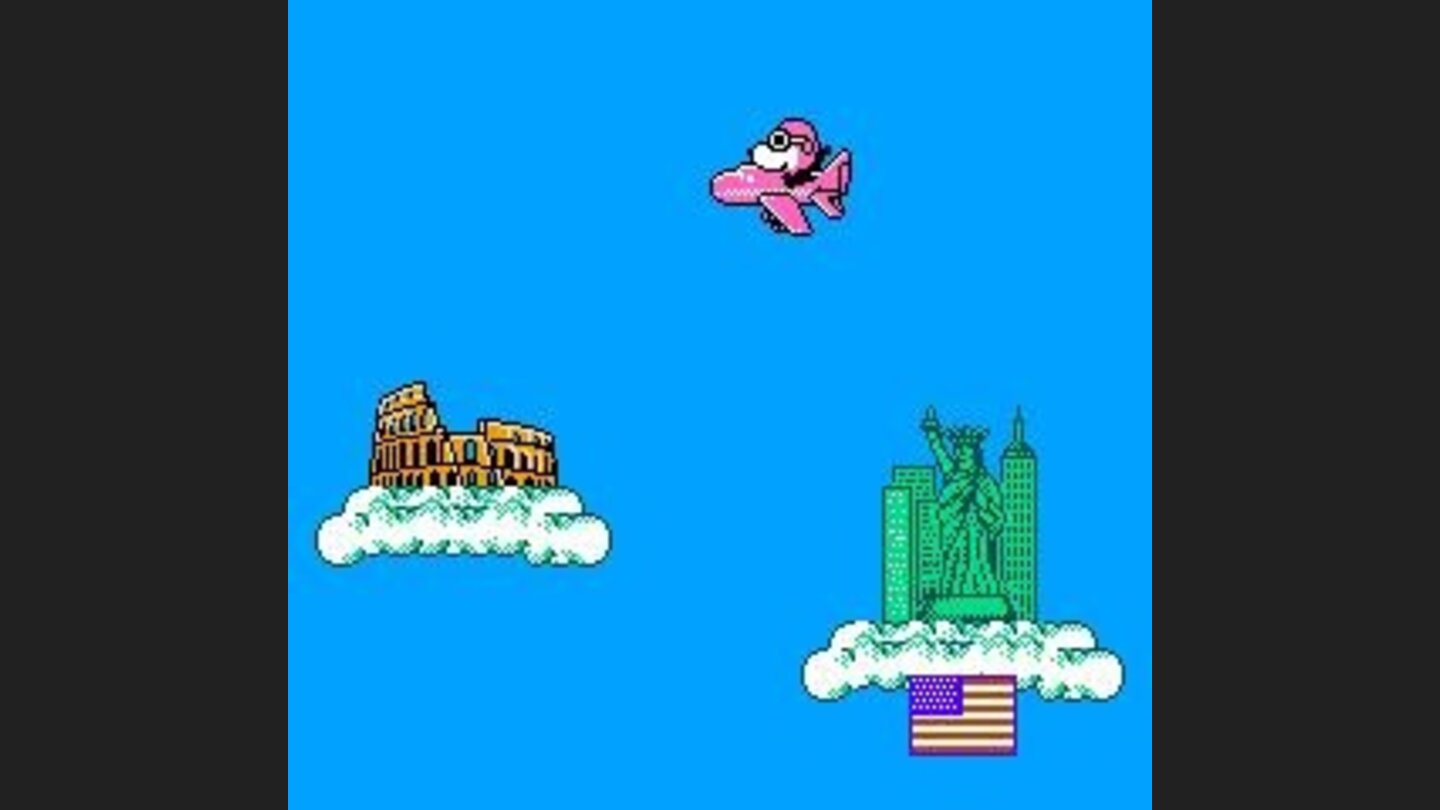 Introduction, showing Snoopys flight from America to Italy