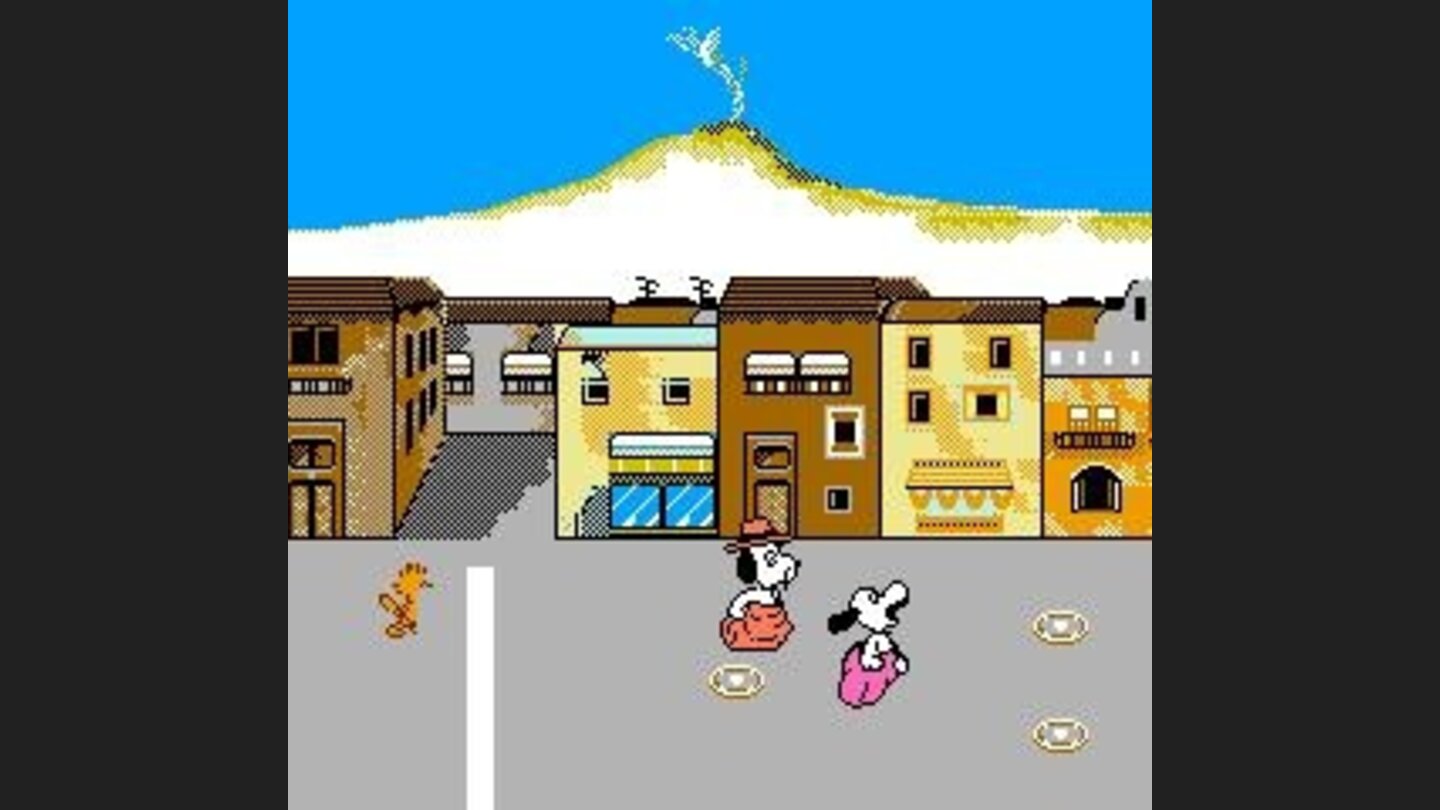 Sack hop across the street area to the finish line