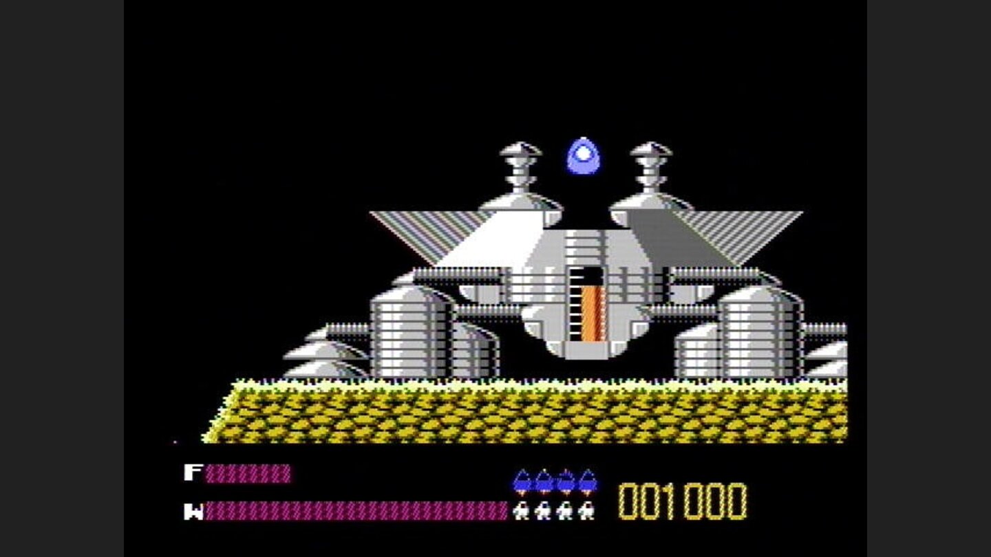 The jetpod leaving the mother ship