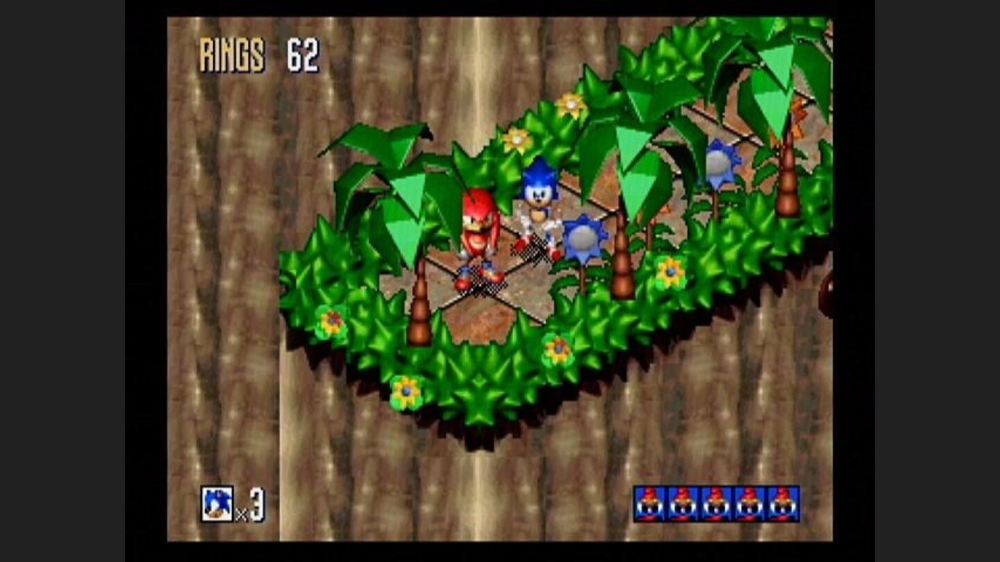 Knuckles takes you to the Special Stage