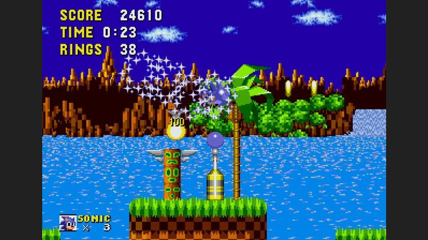 Sonic becomes invincible!!