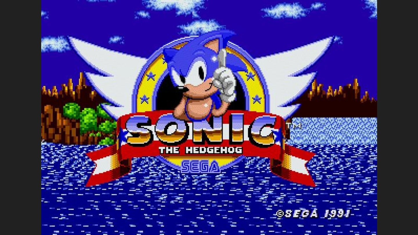 The title screen