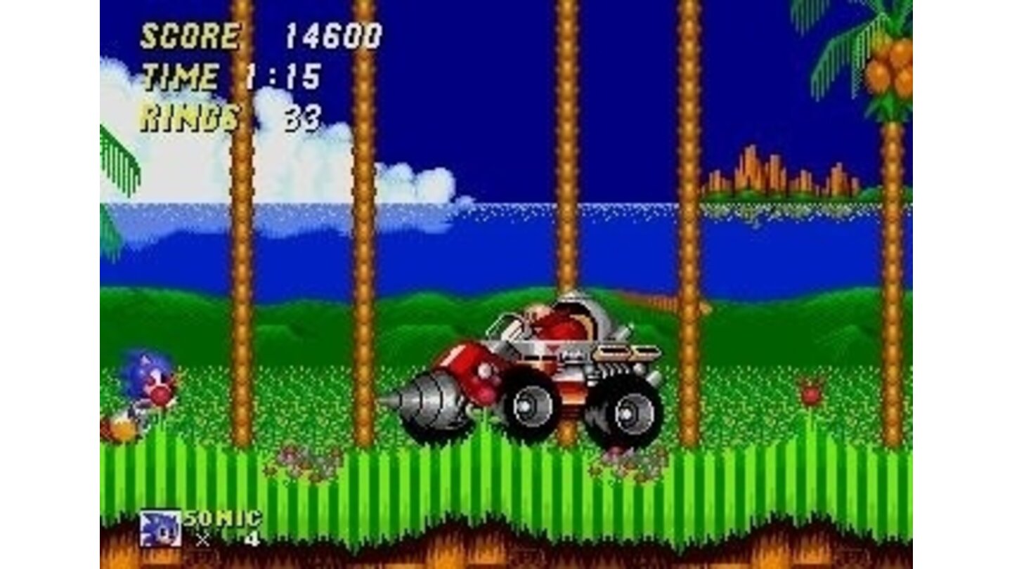 The first battle with Robotnik