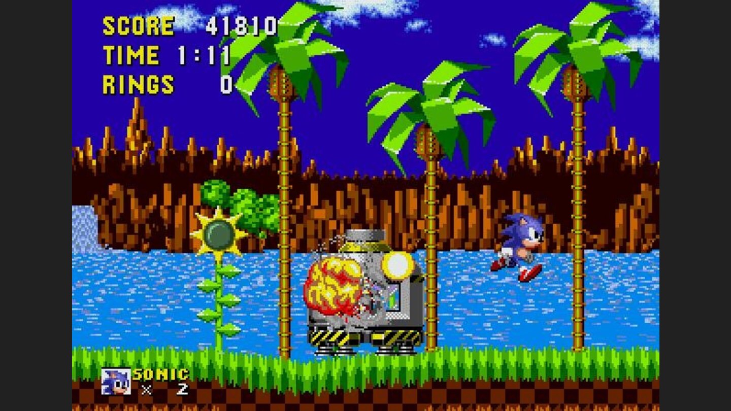 Destroying one of Eggmans capsules will free a bunch of animals.