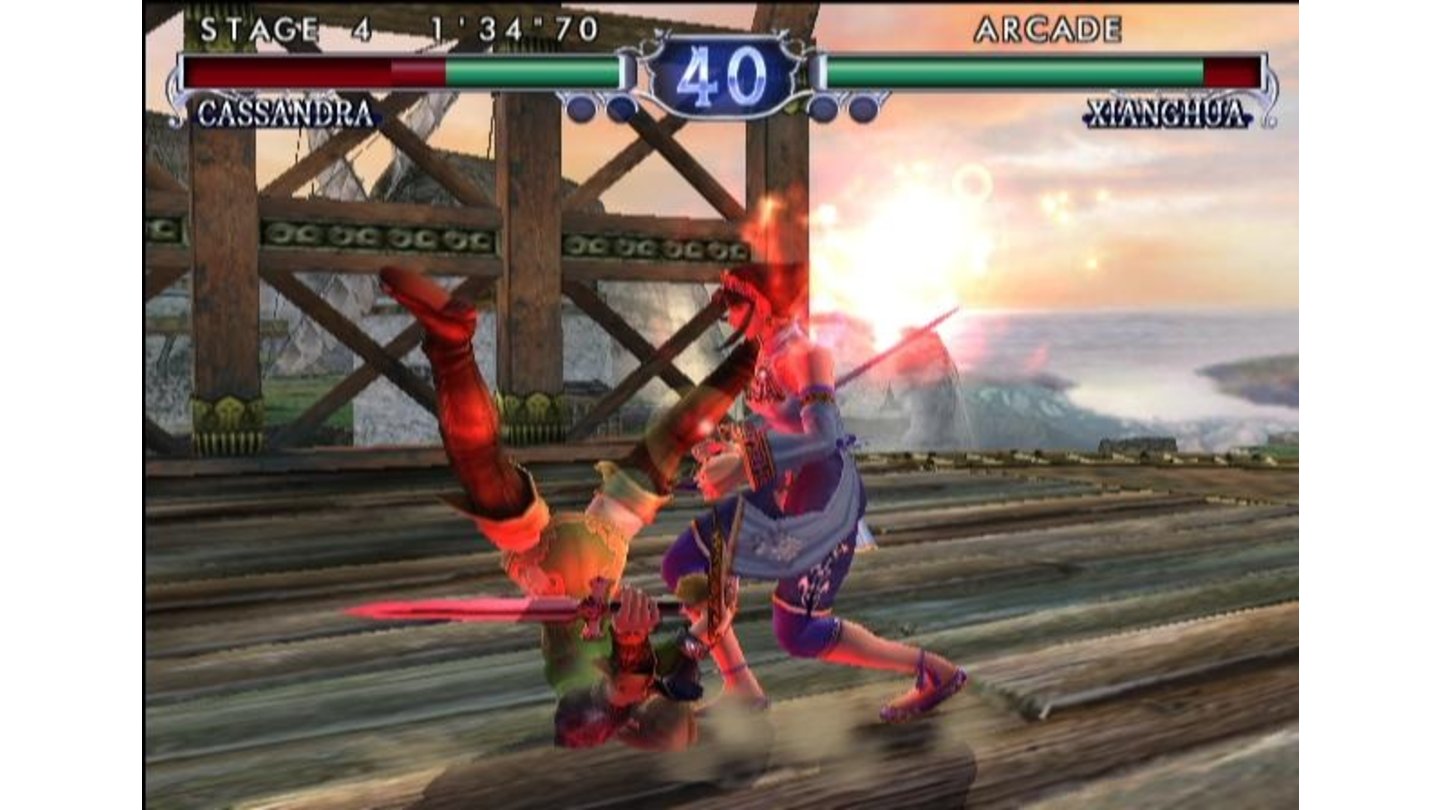 Each player features a variety of different moves