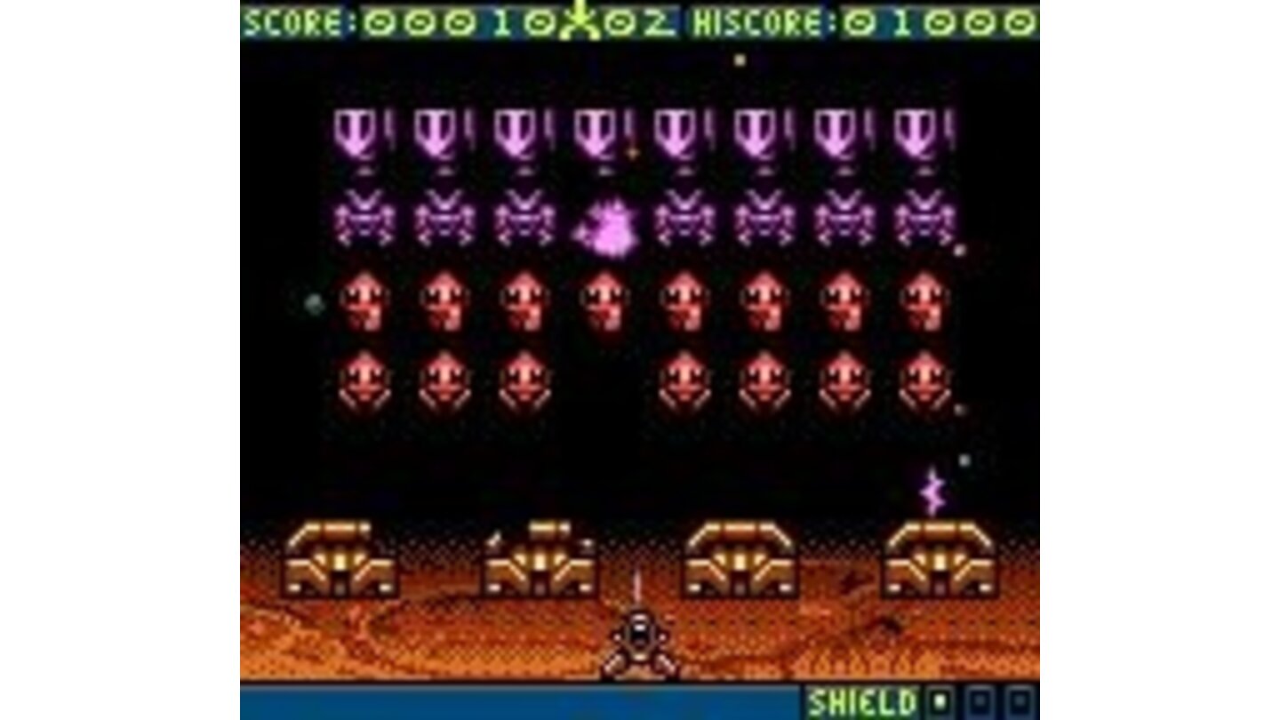 The first level is full of alien invaders: like the old time... :-D