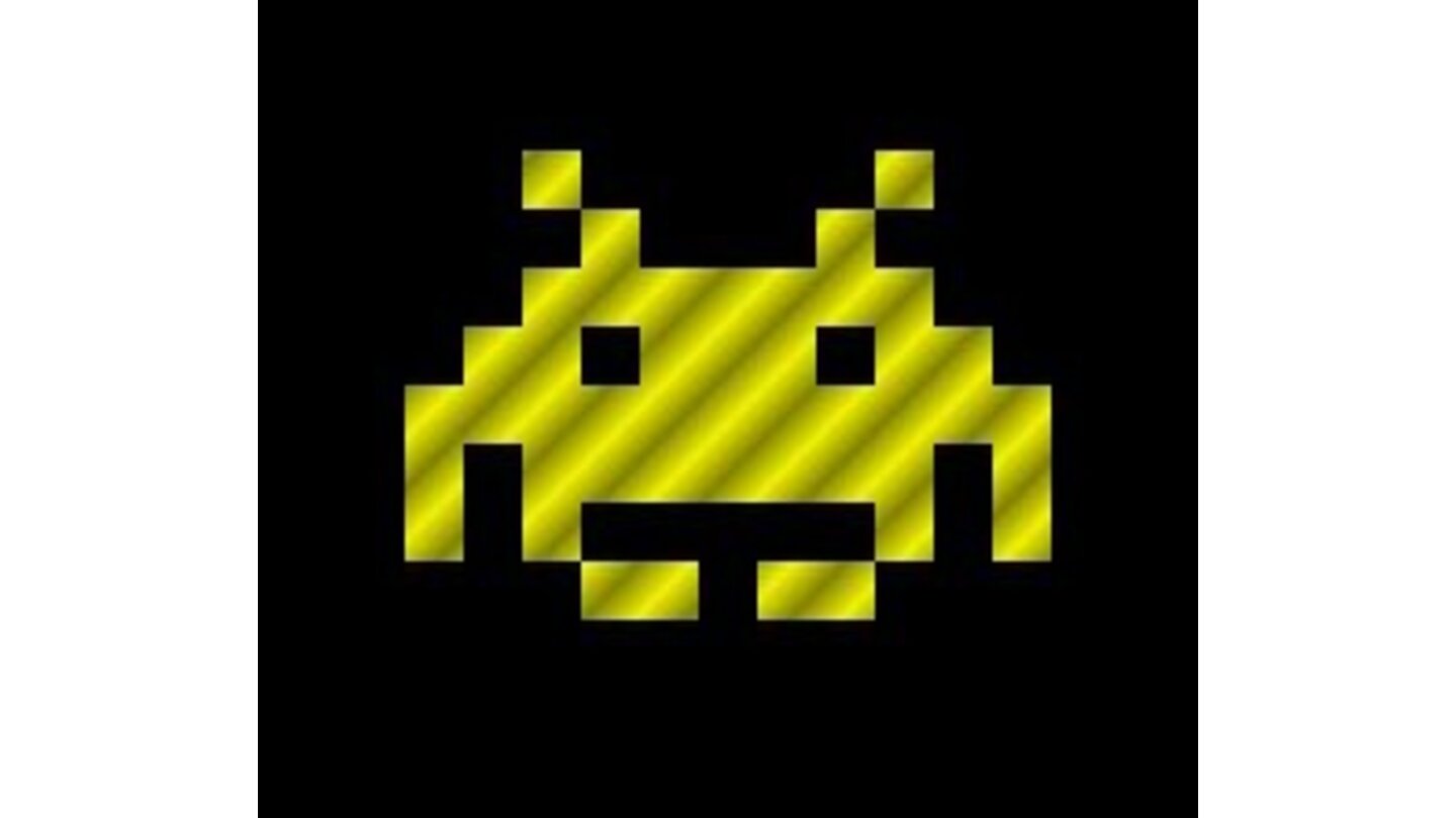 This golden invader appears in the opening sequence.