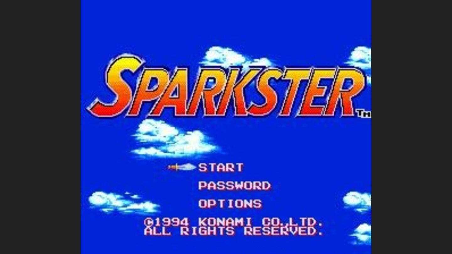 Title screen Main menu.