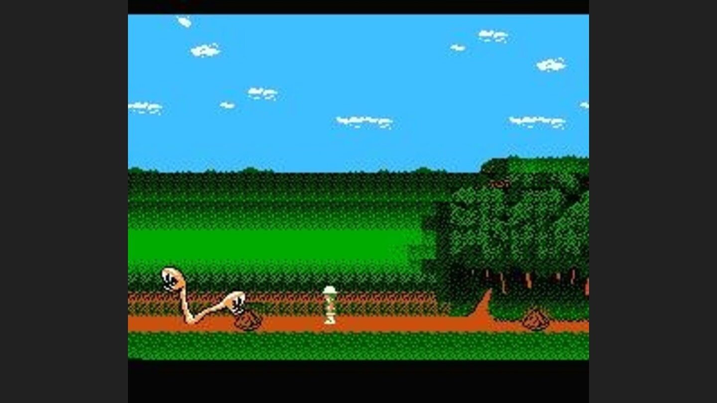 Fighting a two-eyed dude