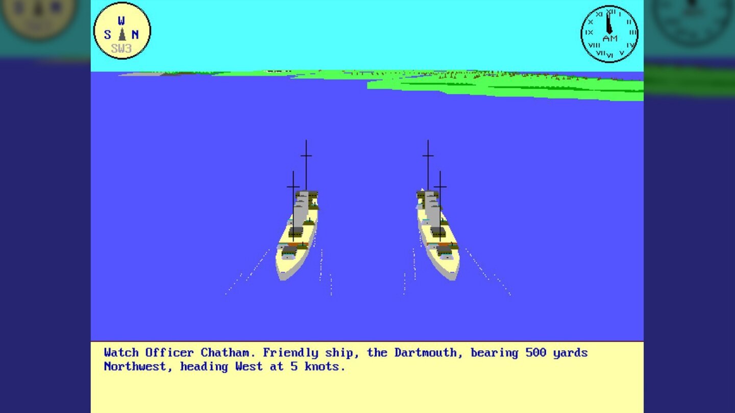 Dreadnoughts (1992)Ähnlich wie im vier Jahre älteren Grand Fleet führen Sie im Runden-Taktikspiel eine Weltkriegsflotte in historische Seeschlachten.