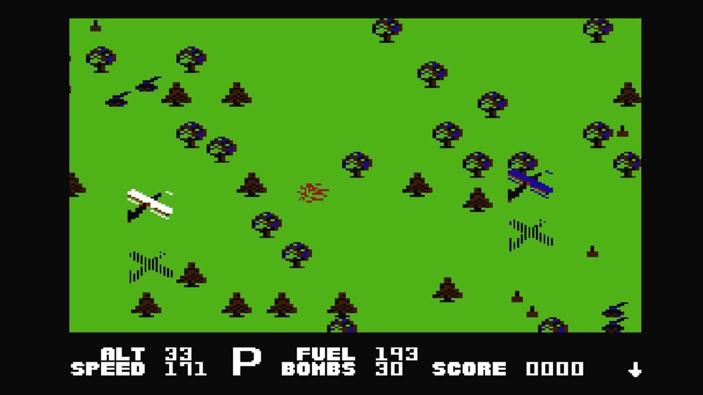 Blue Max (1983)Doppeldecker-Ballerei für den C64, die wie viele andere Weltkriegsspiele indiziert wird. Erst 2010 wieder vom Index gestrichen.