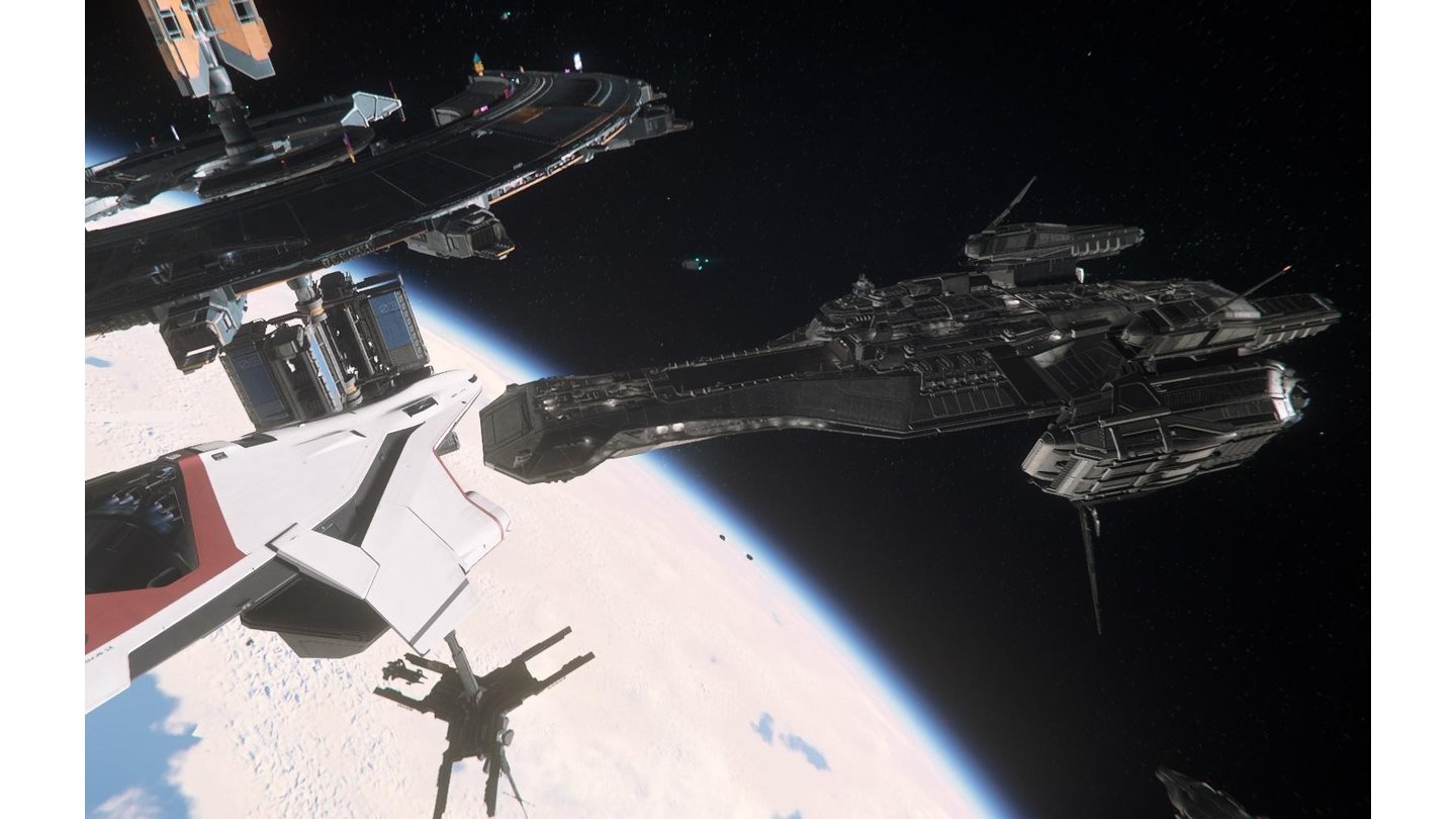 Die Communit von Star Citizen nennt das Raumschiff oft den »Bagel Carrier« (Quelle: Reddit/hihi1210)