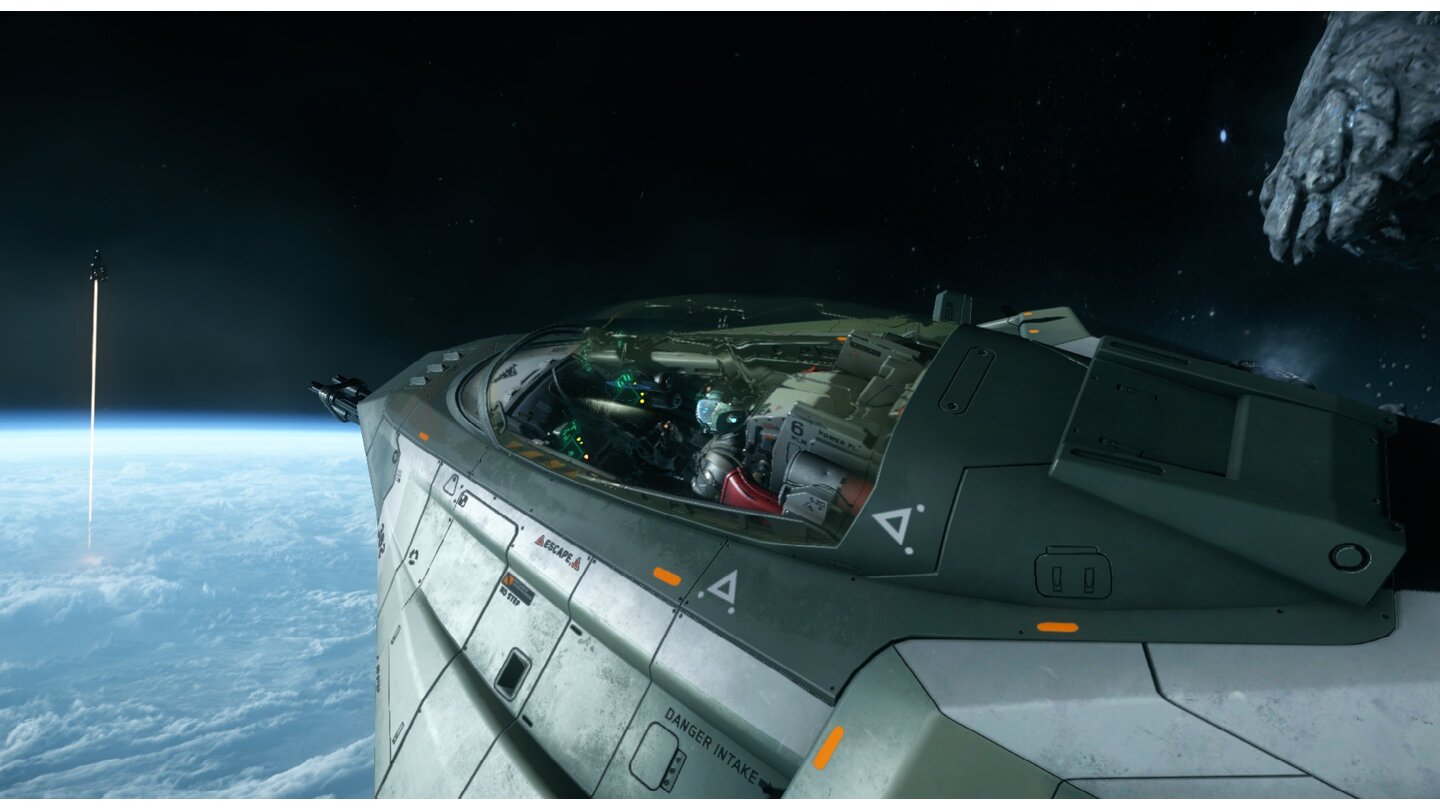 Star Citizen: Squadron 42Im Odin-System haben wir volle Bewegungsfreiheit, aber nur, bis die nächste Story-Mission der Kampagne ruft.